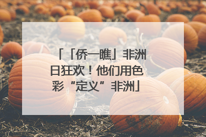 「侨一瞧」非洲日狂欢！他们用色彩“定义”非洲