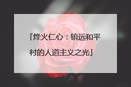 烽火仁心：镇远和平村的人道主义之光