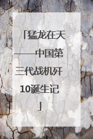 猛龙在天——中国第三代战机歼10诞生记