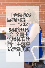 看陕西发展新图景——“2025相约丝博会 全国主流媒体看陕西”主题采访活动见闻