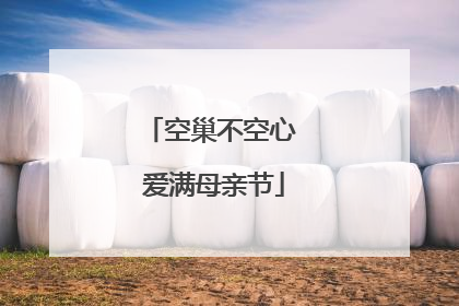 空巢不空心 爱满母亲节