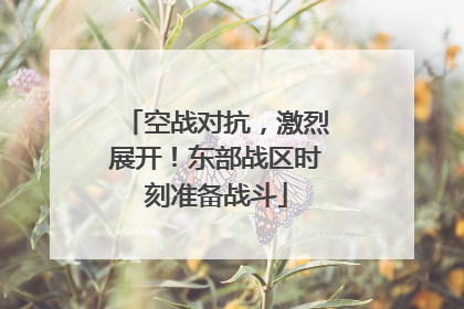 空战对抗，激烈展开！东部战区时刻准备战斗