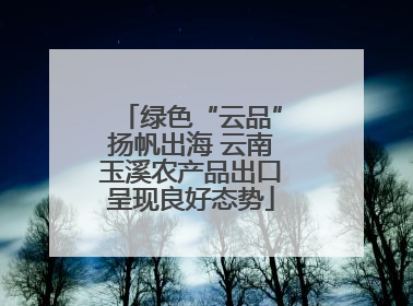 绿色“云品”扬帆出海 云南玉溪农产品出口呈现良好态势