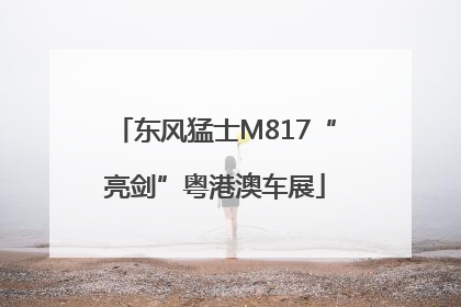 东风猛士M817“亮剑”粤港澳车展