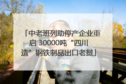 中老班列助停产企业重启 30000吨“四川造”钢铁制品出口老挝