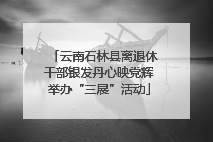 云南石林县离退休干部银发丹心映党辉举办“三展”活动