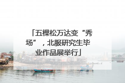 五棵松万达变“秀场”，北服研究生毕业作品展举行