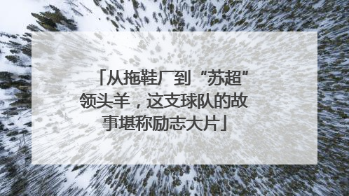 从拖鞋厂到“苏超”领头羊，这支球队的故事堪称励志大片