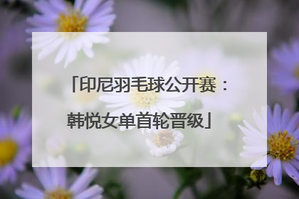 印尼羽毛球公开赛：韩悦女单首轮晋级