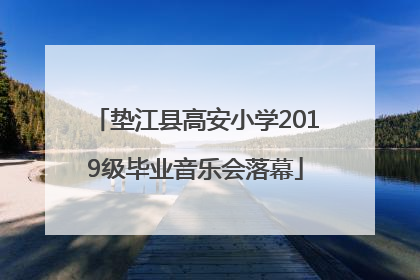 垫江县高安小学2019级毕业音乐会落幕