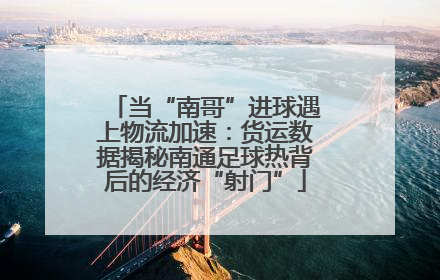 当“南哥”进球遇上物流加速：货运数据揭秘南通足球热背后的经济“射门”