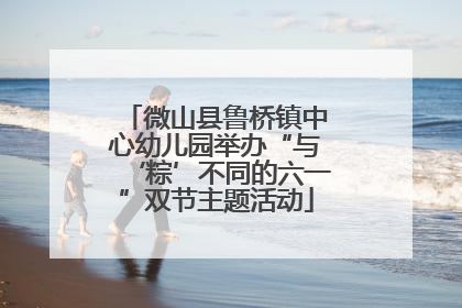 微山县鲁桥镇中心幼儿园举办“与‘粽’不同的六一”双节主题活动