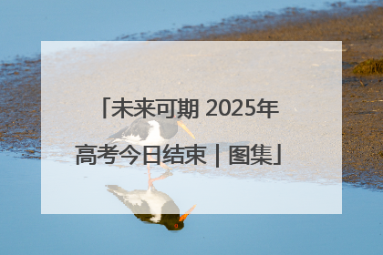 未来可期 2025年高考今日结束｜图集