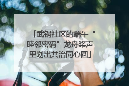 武锅社区的端午“睦邻密码”龙舟桨声里划出共治同心圆