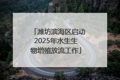 潍坊滨海区启动2025年水生生物增殖放流工作