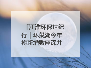 江淮环保世纪行｜环巢湖今年将新增数座深井控藻平台