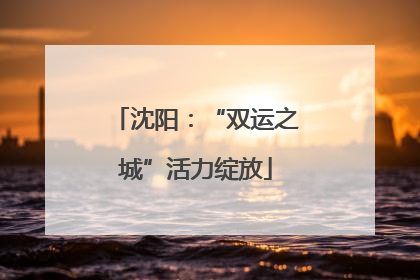 沈阳：“双运之城”活力绽放