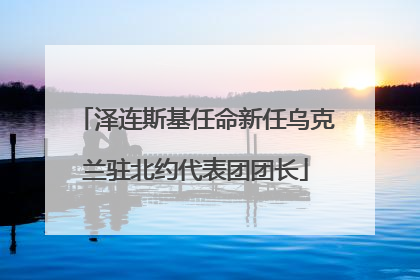 泽连斯基任命新任乌克兰驻北约代表团团长