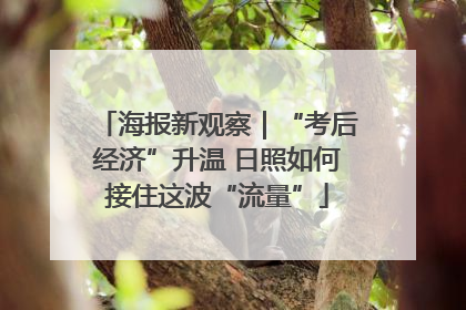 海报新观察｜“考后经济”升温 日照如何接住这波“流量”