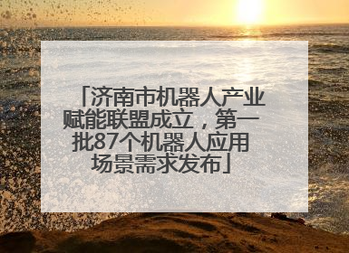 济南市机器人产业赋能联盟成立，第一批87个机器人应用场景需求发布