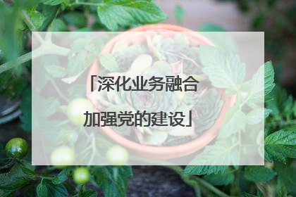 深化业务融合 加强党的建设