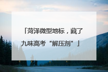 菏泽微型地标，藏了九味高考“解压剂”