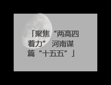 聚焦“两高四着力” 河南谋篇“十五五”