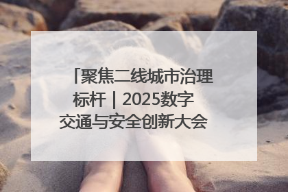 聚焦二线城市治理标杆｜2025数字交通与安全创新大会在保定隆重开幕
