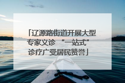 辽源路街道开展大型专家义诊 “一站式”诊疗广受居民赞誉