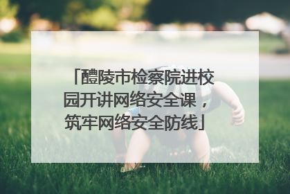 醴陵市检察院进校园开讲网络安全课，筑牢网络安全防线
