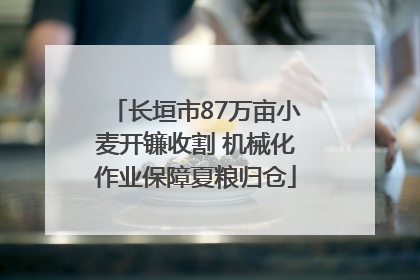 长垣市87万亩小麦开镰收割 机械化作业保障夏粮归仓