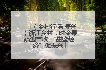 （乡村行·看振兴）浙江乡村：时令果蔬迎丰收 “甜蜜经济”促振兴