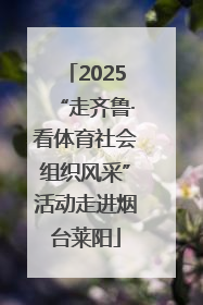 2025“走齐鲁·看体育社会组织风采”活动走进烟台莱阳