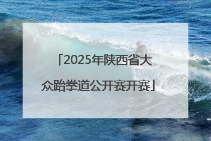 2025年陕西省大众跆拳道公开赛开赛