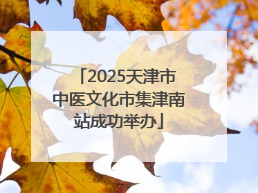 2025天津市中医文化市集津南站成功举办