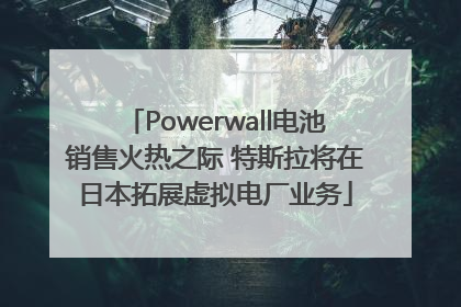 Powerwall电池销售火热之际 特斯拉将在日本拓展虚拟电厂业务